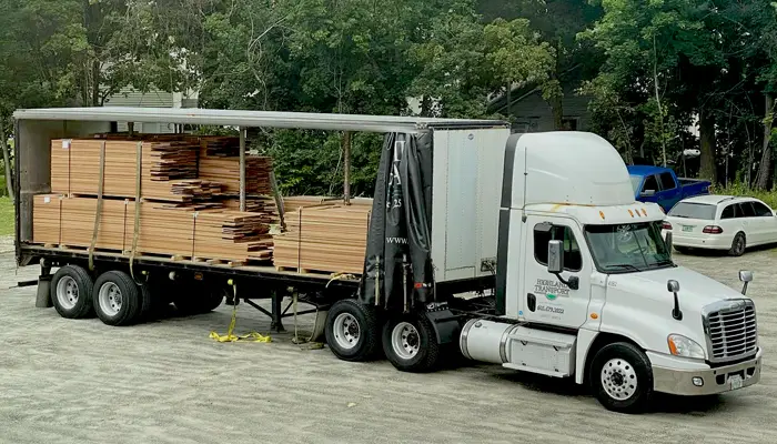 hardwood flooring delivery