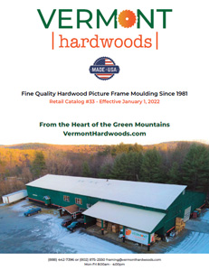 2022 Vermont Hardwoods Framing Catalog Cover